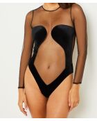 Body intero nero senza ferretto Intrigante