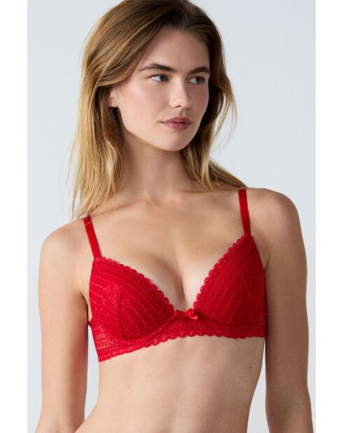 Panamarode push-up bh met beugel