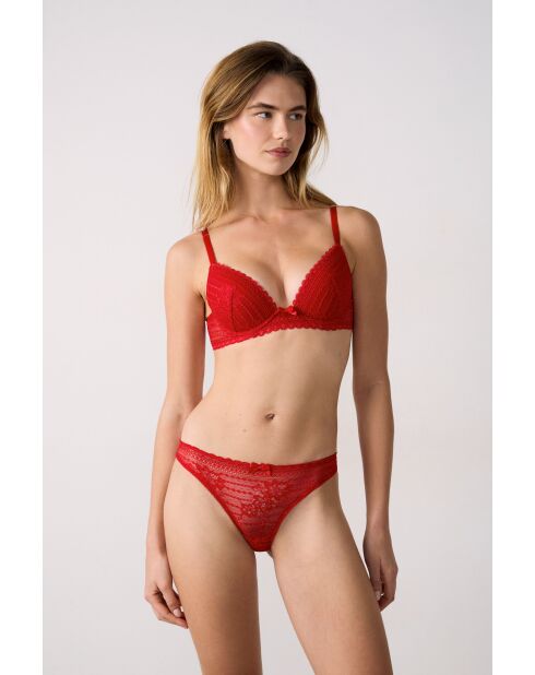 Panamarode push-up bh met beugel