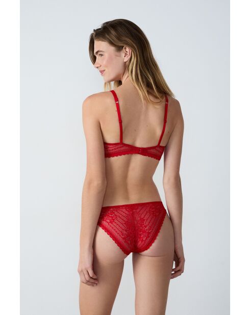 Panamarode push-up bh met beugel