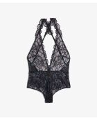 Body une pièce sans armatures Reflet noir