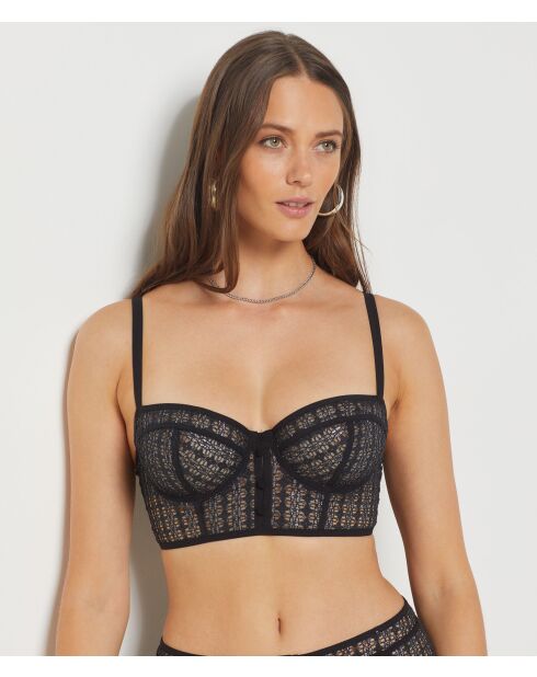 Schwarzer Bügel-BH Nr. 9 Guest