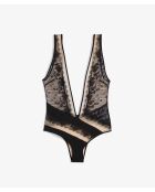 Alchemy zwarte romper uit één stuk zonder beugel