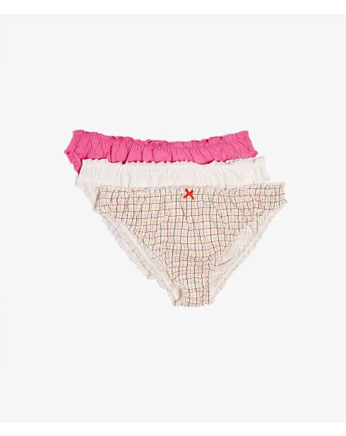 Set van 3 Bina Pink Blush slipjes