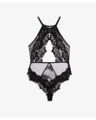 Body une pièce sans armatures Rendez Vous noir