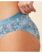 Aya Print himmelblaues Höschen