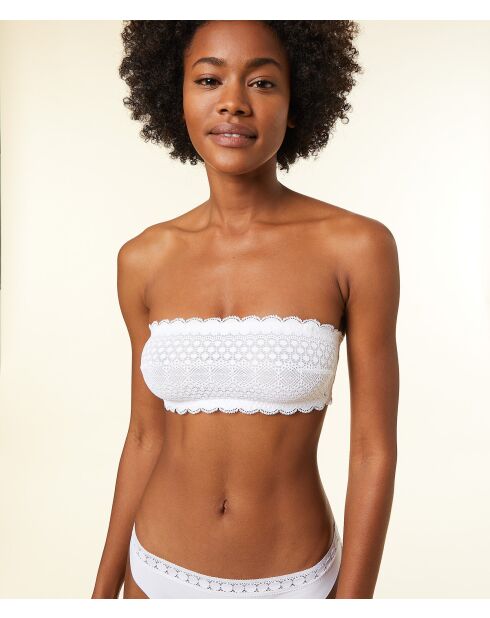 Cherie Cherie weißer BH ohne Bügel