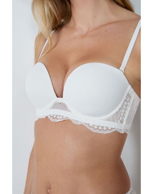 Pure Infini Push-up-BH mit Bügel, ecru