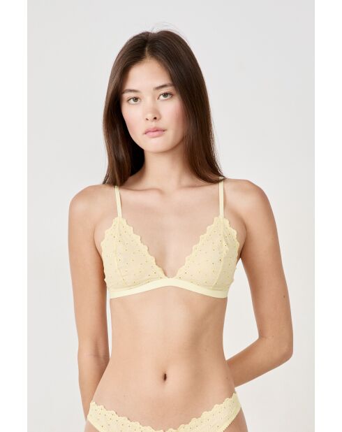 Soutien-gorge sans armatures Doll jaune acidule