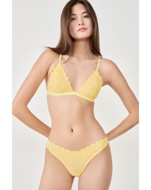 Soutien-gorge sans armatures Doll jaune acidule