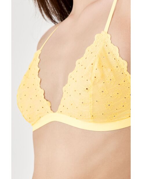 Soutien-gorge sans armatures Doll jaune acidule