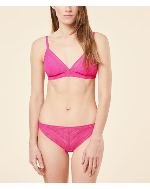 BH zonder beugel met uitneembaar kussentje nr. 8 Sublime We Care fushia