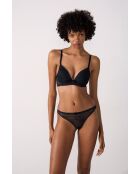 Zwarte Panama push-up bh met beugel