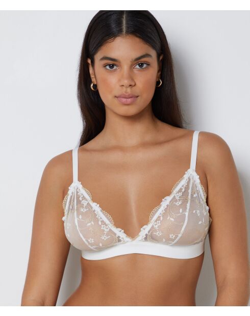 Sujetador Joyfull en color crudo con aros