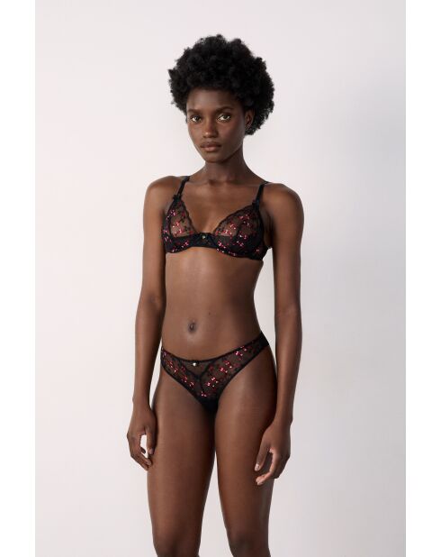 Conquete schwarzer Bügel-BH