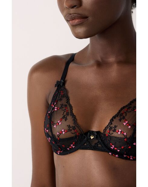 Conquete schwarzer Bügel-BH