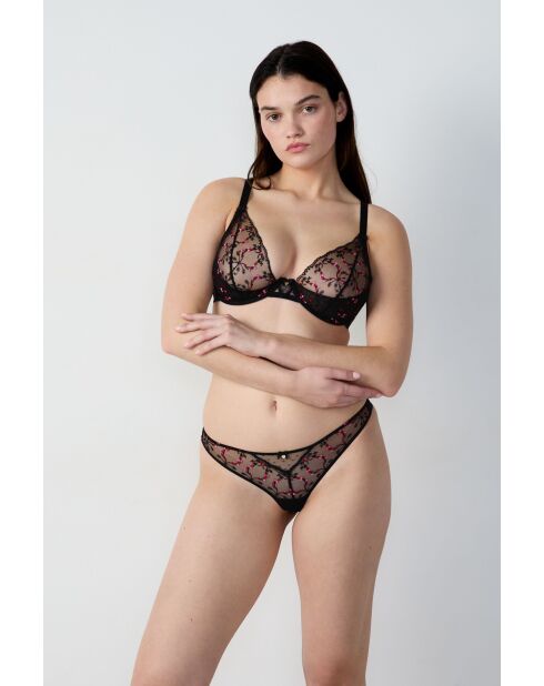 Conquete schwarzer Bügel-BH