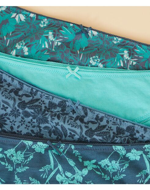 Set aus 4 Entengrünen Ertane-Höschen