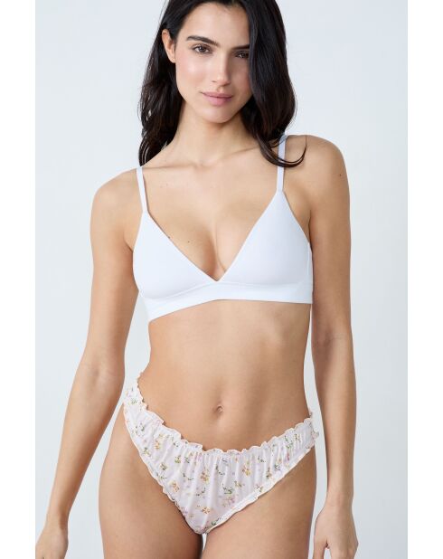 Weißes Trefle-Höschen