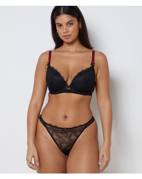 Sentimentele zwarte beugelbeha nr. 5