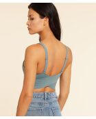 Sujetador 24 horas con aros y fondo verde