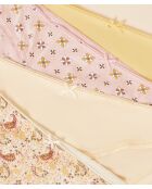 Set van 4 lichtgele Ferda slipjes