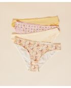 Set van 4 lichtgele Ferda slipjes