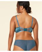 Sujetador Amaryllis con aros verde pato