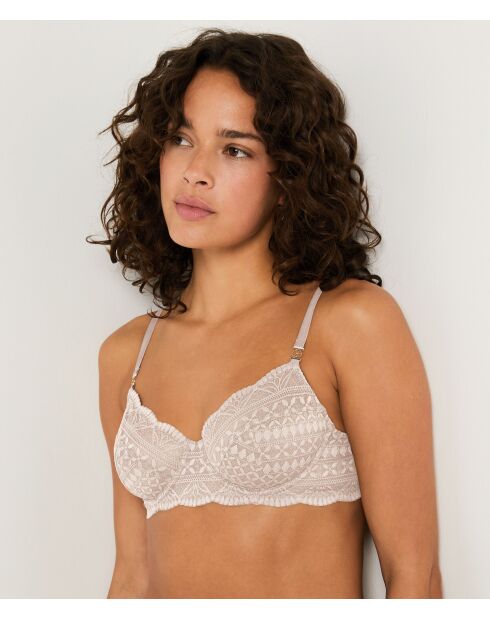 Soutien-gorge avec armatures Idole taupe