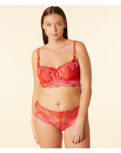 Beugelbeha nr. 9 Weelderig vermiljoen