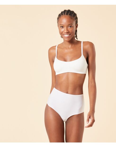 Perfect ecru katoenen slipje