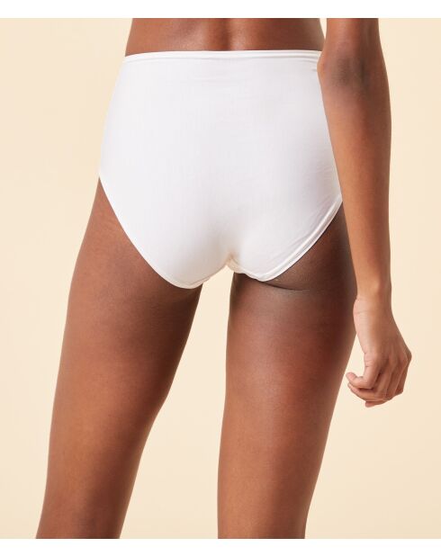Perfect ecru katoenen slipje