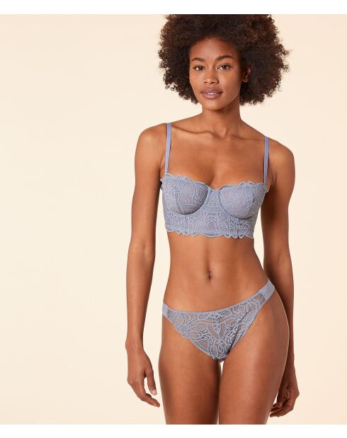 Enigme blaugrauer Bügel-BH