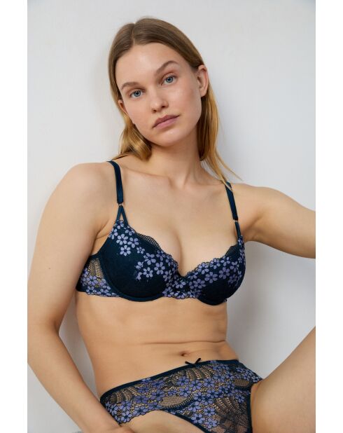 BH mit Bügel Nr. 4 Sumptuous mitternachtsblau