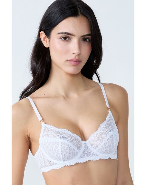 Idole weißer Bügel-BH