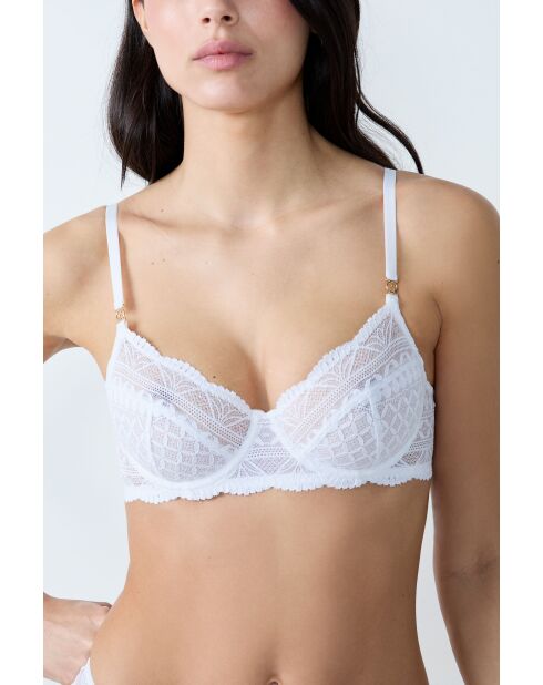 Idole weißer Bügel-BH