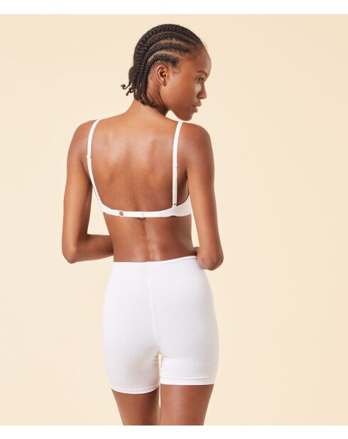 Perfekter BH ohne Bügel aus ecrufarbener Baumwolle