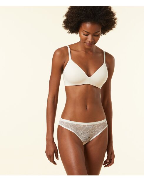 Pure 360 We Care ecrufarbener BH ohne Bügel