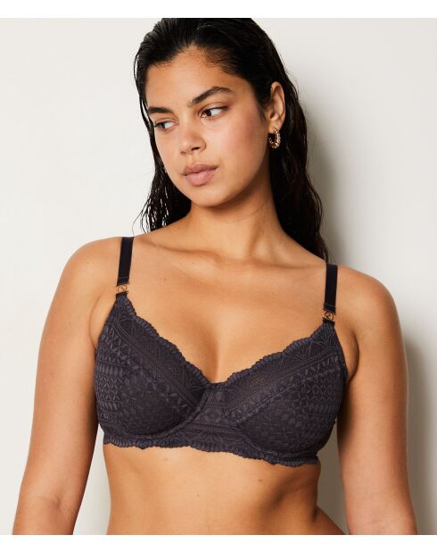 Idole BH mit Bügel, anthrazitfarben