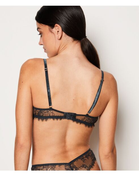 Antracietkleurige beugelbeha nr. 9 Twist