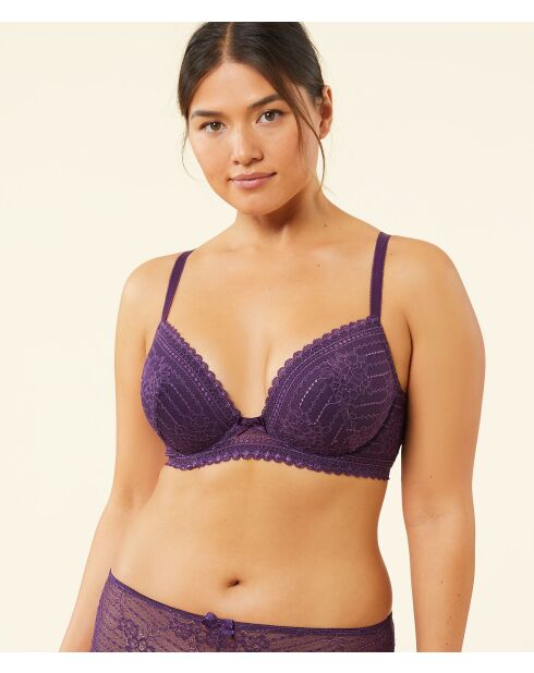 Sujetador morado Panamá con aros nº 5