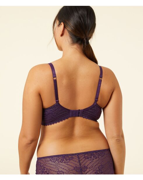 Sujetador morado Panamá con aros nº 5
