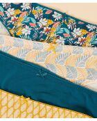 Set di 4 mutandine Ines verde anatra