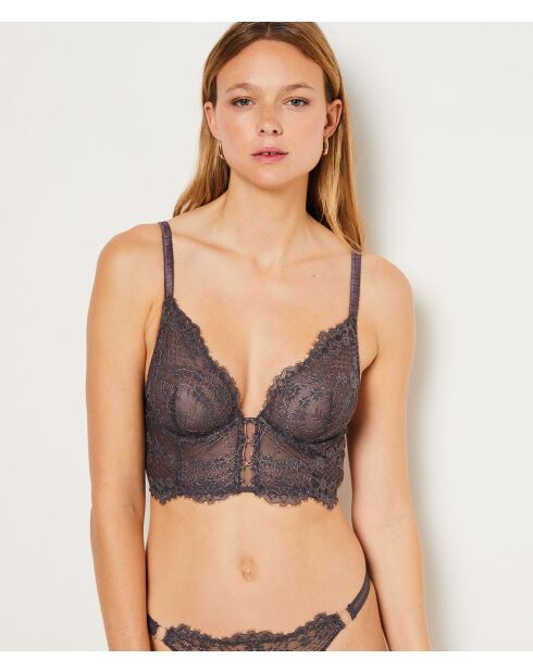 Reggiseno con ferretto grigio Poetic