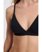 Reggiseno senza ferretto imbottitura rimovibile n° 8 Cotton 360 nero