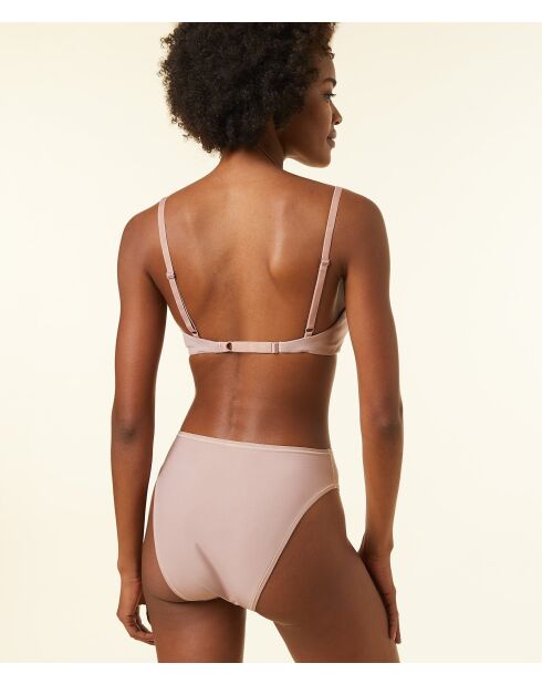 Perfekter BH ohne Bügel aus Baumwolle Hellrosa