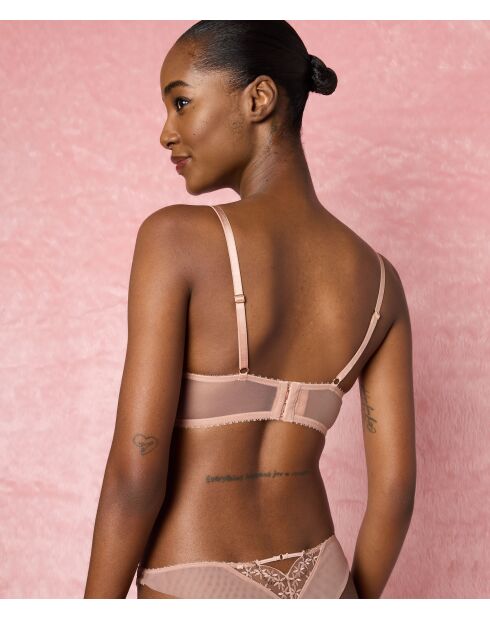 BH met beugel in roze parelmoer