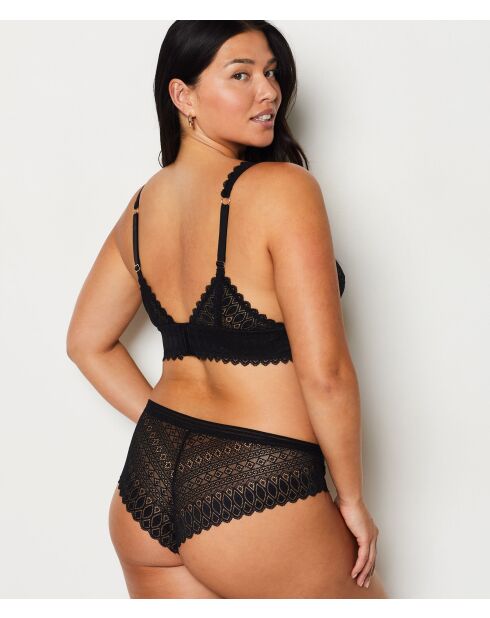 Bügel-BH Nr. 8 Schwarze Gravur