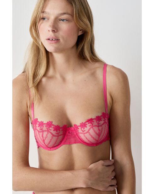 BH mit Bügel Nr. 9 Paquerette fuchsia