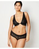 Schwarzer Tulpen-BH mit Bügel Nr. 7